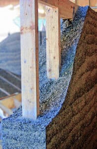 Hempcrete casting is a sustainable building technique