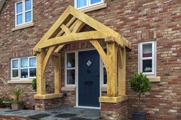 Traditional Joinery from English Brothers. Oak Porch