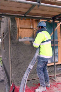 Self-Build using Hempcrete. Russell House. English Brothers