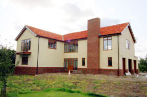 Self-Build using Hempcrete. Russell House. English Brothers